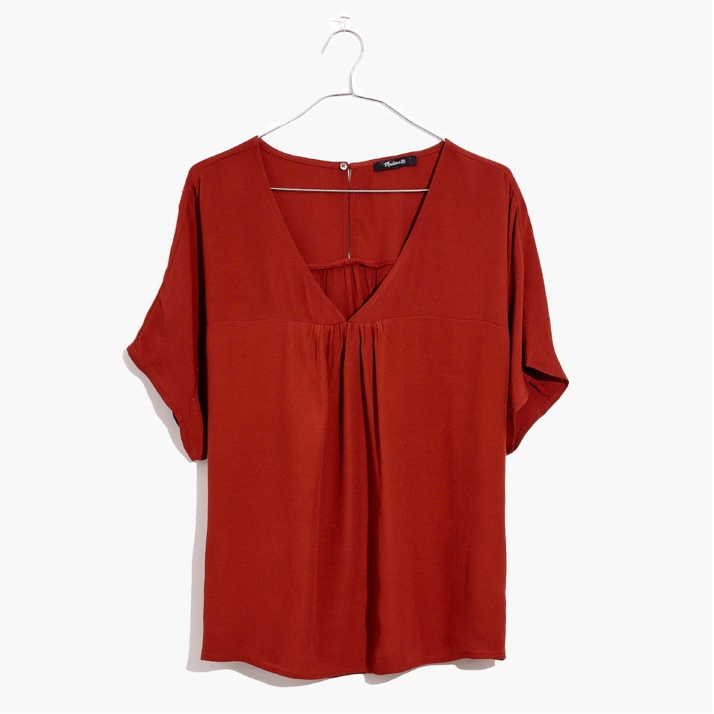 Madewell Rhyme Top in Burnished Mahogany